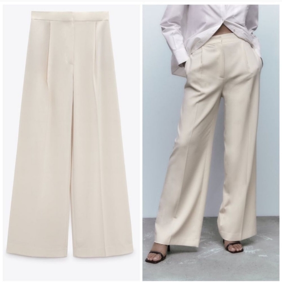 Zara Pants - ZARA WIDE LEG MENSWEAR STYLE PANTS Size XS